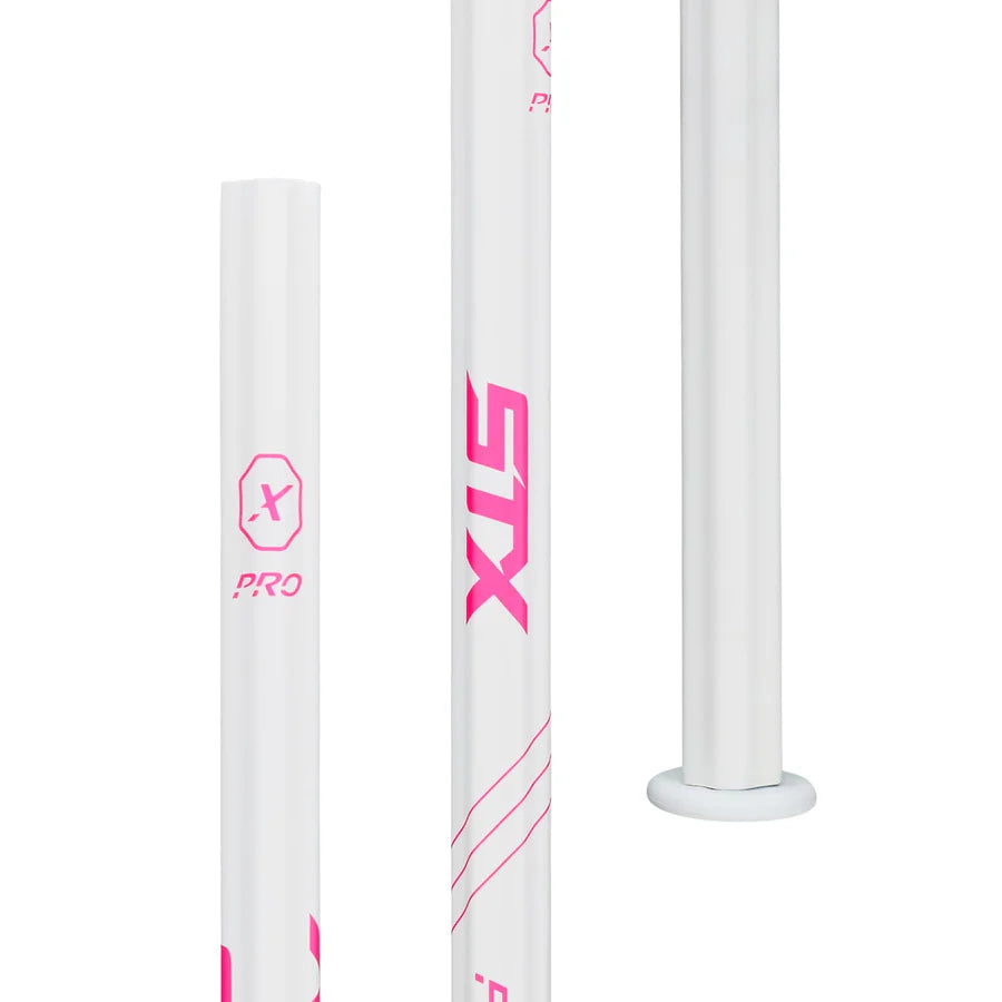 STX Fiber Pro Attack Lacrosse Shaft X Grip Limited Edition Pink