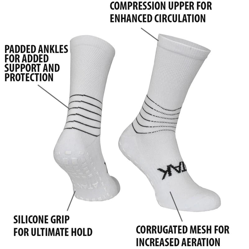 ATAK C-Grip Socks White