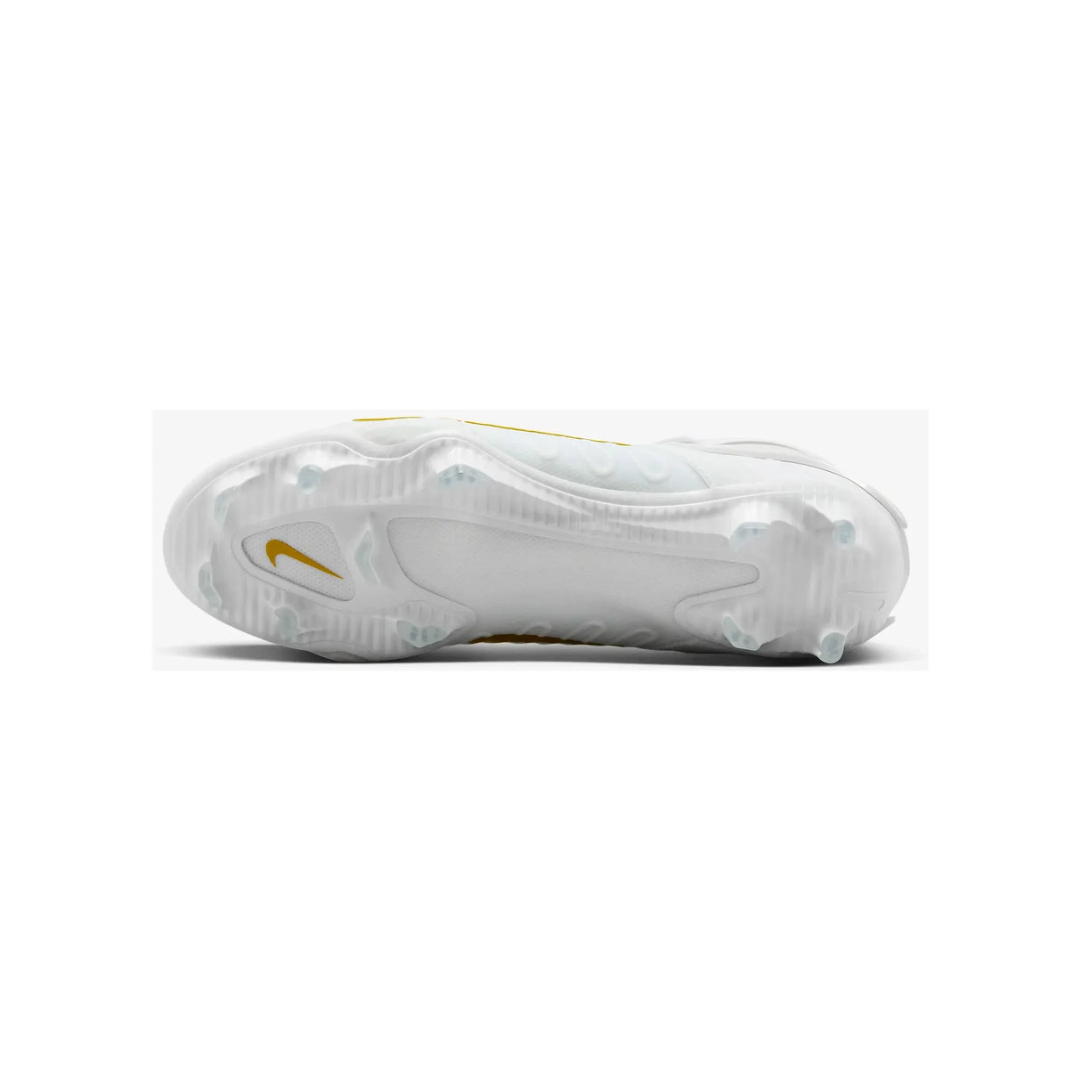 Nike Huarache 9 Elite Mid Lacrosse Cleats White/Vivid Gold