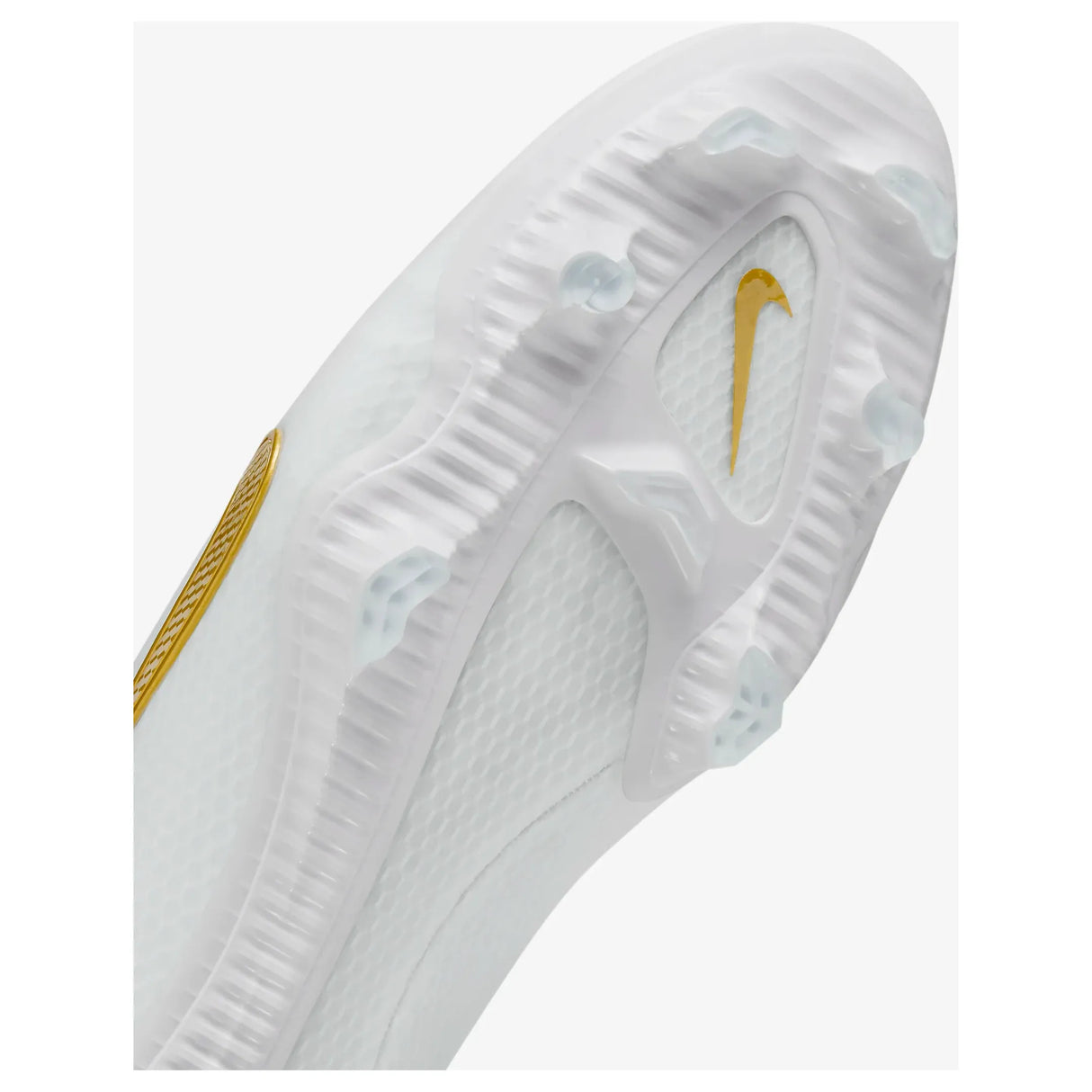 Nike Huarache 9 Elite Low Lacrosse Cleats White/Vivid Gold