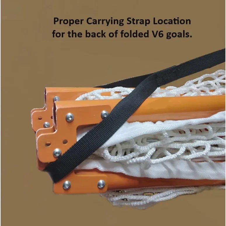 Rage Cage Box Wide-V6 4'9" x 4' Folding Lacrosse Goal with 5mm Net