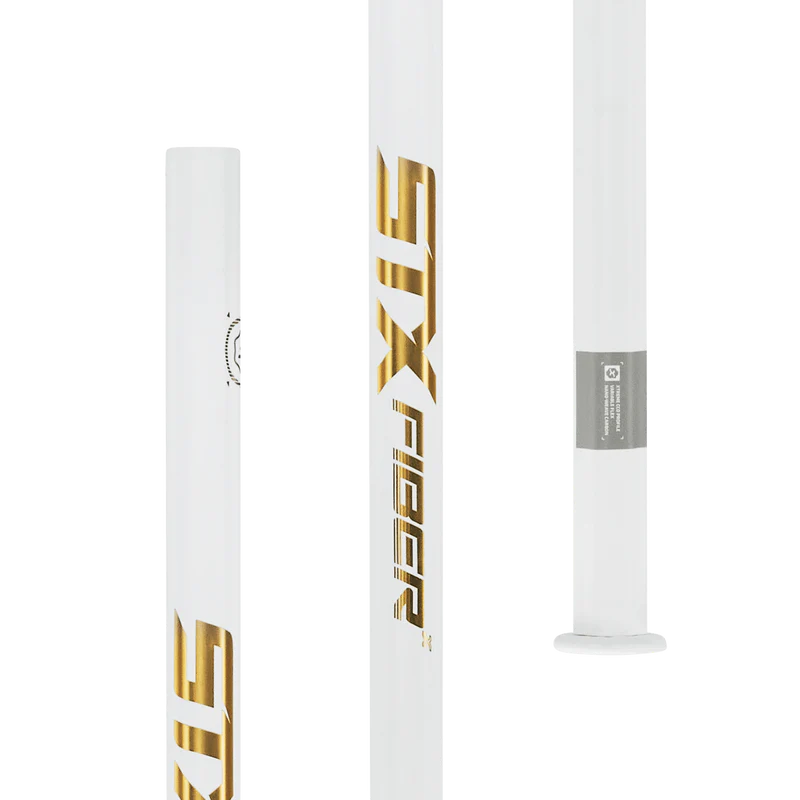 Limited Edition STX Fiber X Attack Lacrosse Shaft White/Gold