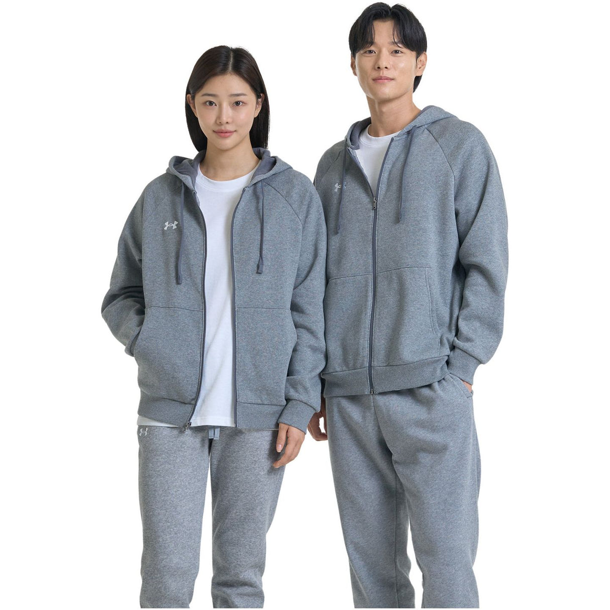 Under Armour Rival Fleece Full-Zip Hoodie - Heather