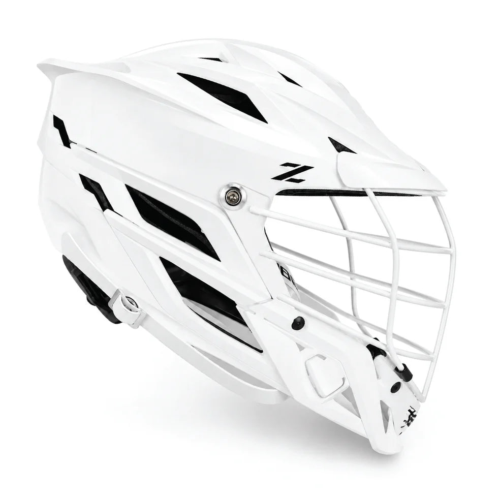 Cascade Z Lacrosse Helmet - Stock Custom - White with White Mask