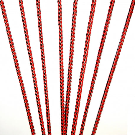 10 Yards of Custom Laxroom Premium Sidewall String Red and Grey