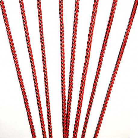 10 Yards of Custom Laxroom Premium Sidewall String Red and Grey
