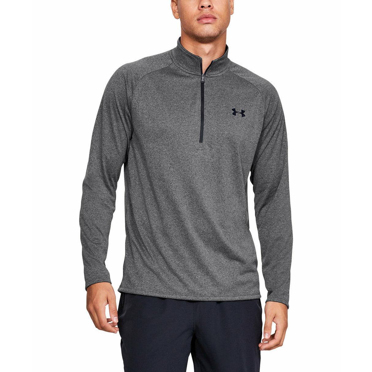 Under Armour Tech™ 2.0 1/2 Zip Long Sleeve Carbon Heather Grey