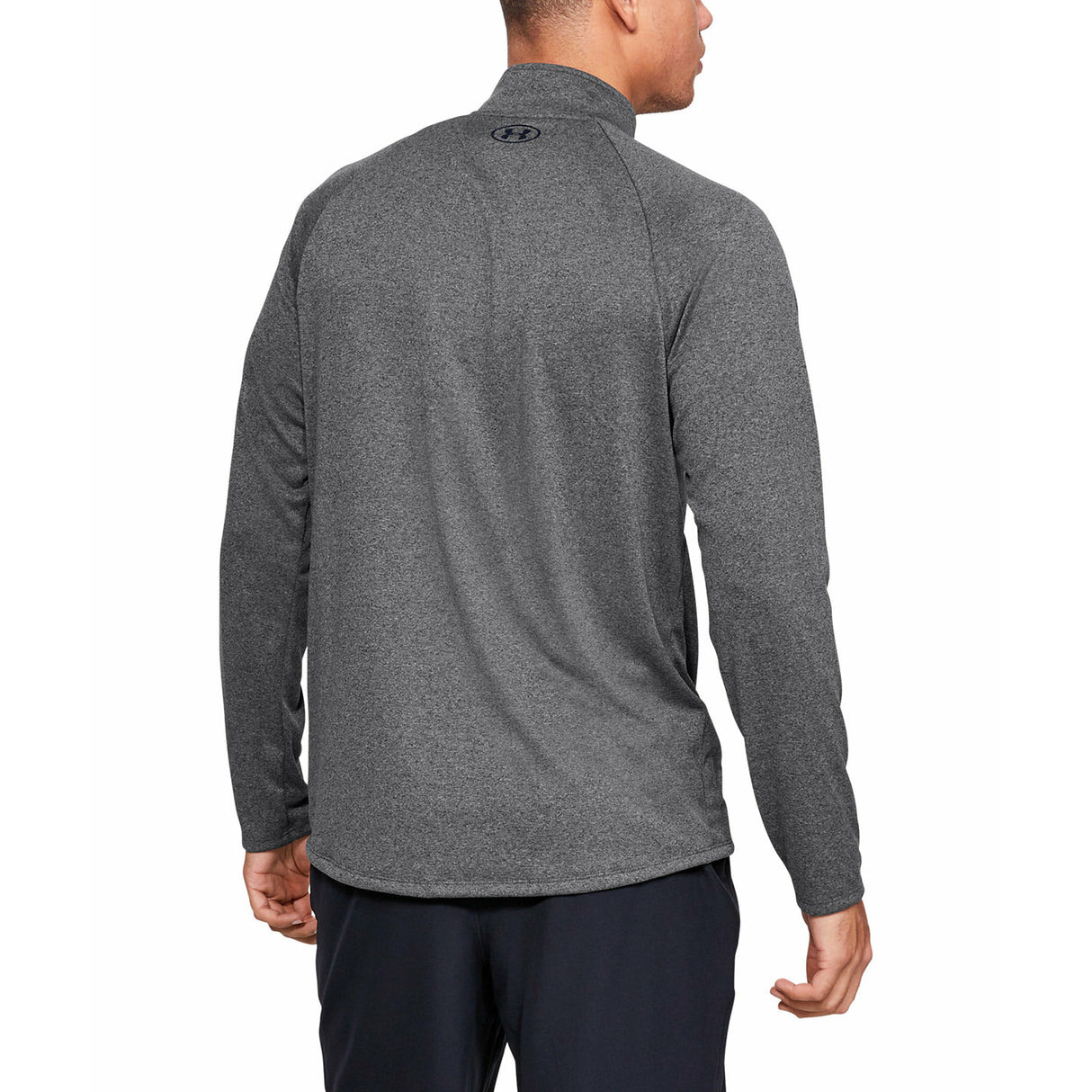 Under Armour Tech™ 2.0 1/2 Zip Long Sleeve Carbon Heather Grey Back