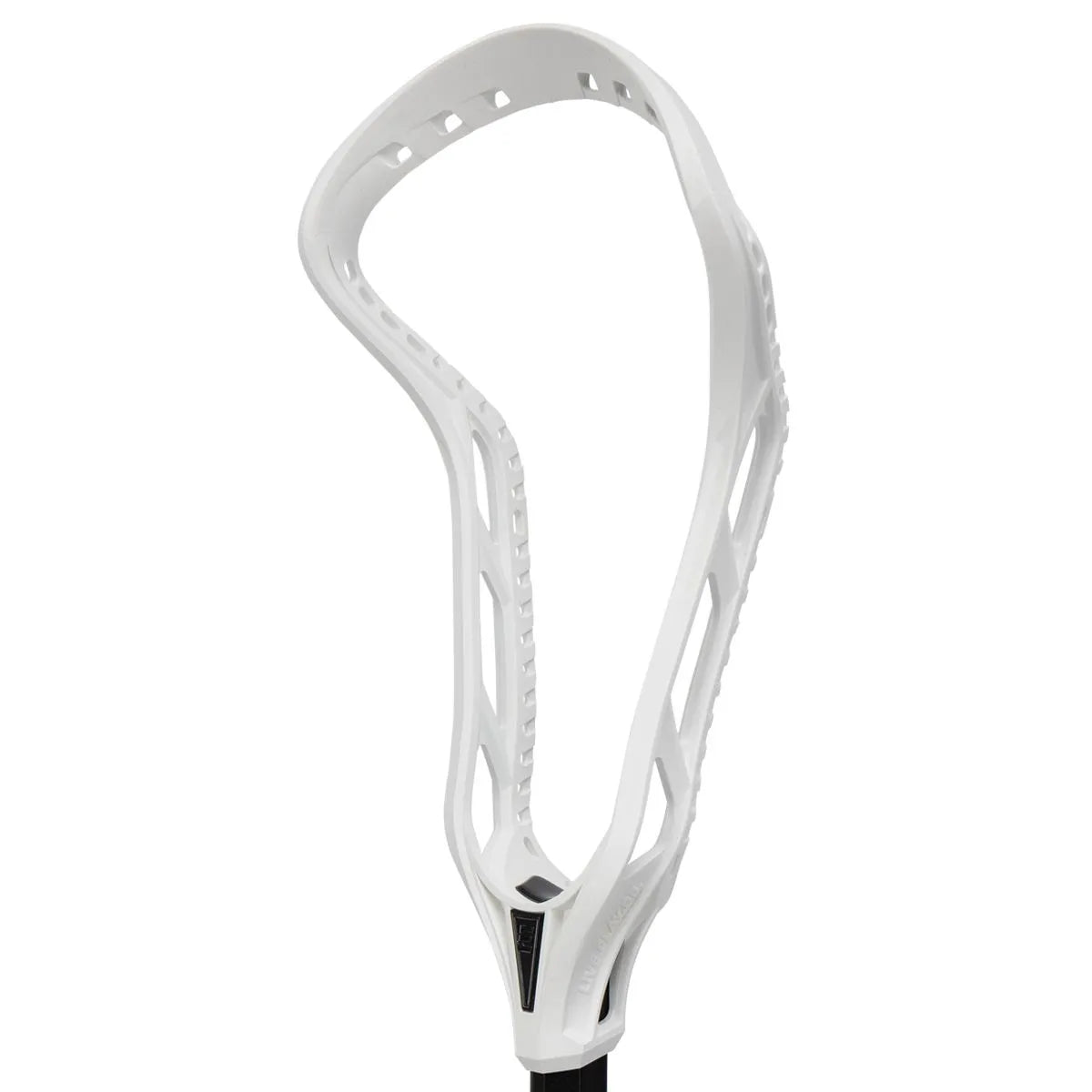 Epoch Purpose Elite 10 Degree Unstrung Women's Lacrosse Head White Angled View