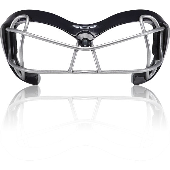 Cascade Poly Arc Women's Lacrosse Eye Mask Goggles Black