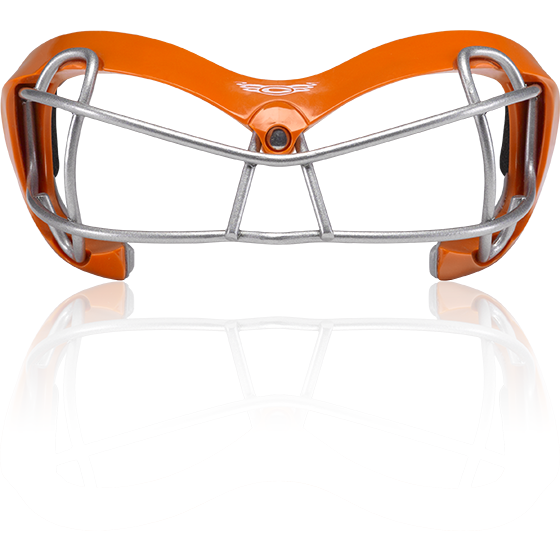 Cascade Poly Arc Women's Lacrosse Eye Mask Goggles Orange