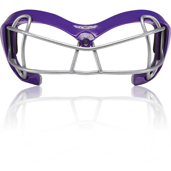Cascade Poly Arc Women's Lacrosse Eye Mask Goggles Purple