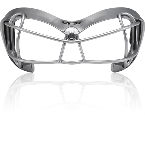 Cascade Poly Arc Women's Lacrosse Eye Mask Goggles Silver