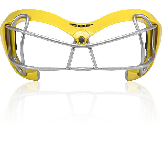 Cascade Poly Arc Women's Lacrosse Eye Mask Goggles Yellow