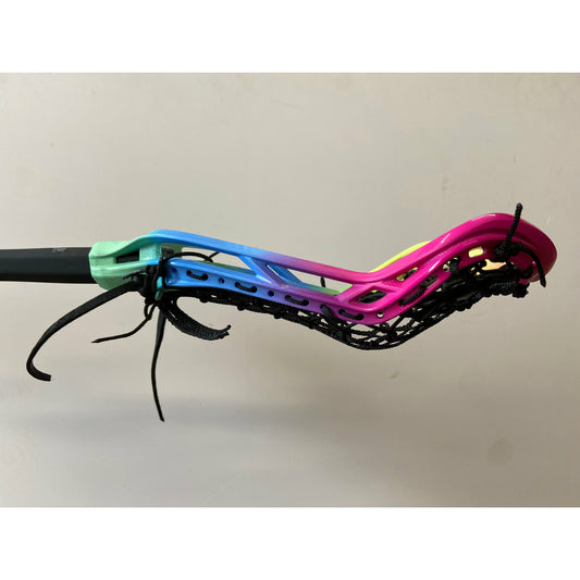 Custom Dyed Rainbow ECD Infinity Women's Complete Lacrosse Stick