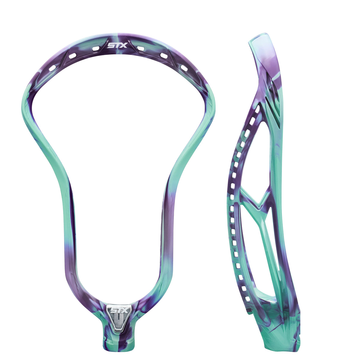 Limited Edition STX Lacrosse Surgeon 2K Unstrung Head Mint Purple Marble