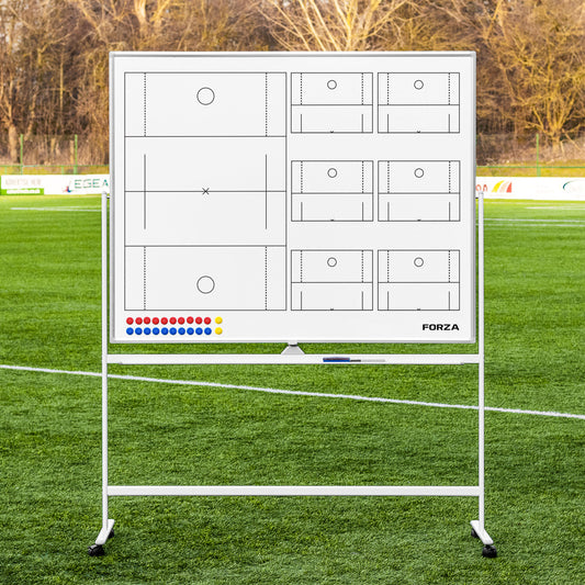 Mobile Double Sided Lacrosse Coaching White Board