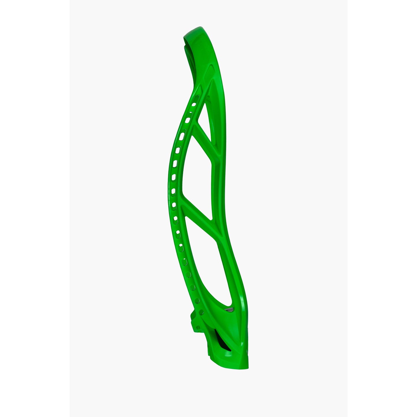STX Lacrosse Stallion 1K Unstrung Head Limited Edition Summerade Limeade Green Head Side Profile