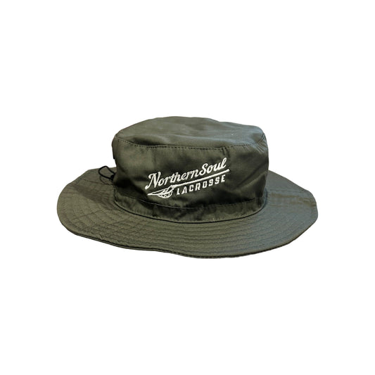 Northern Soul Cargo Bucket Hat Stone Olive Green