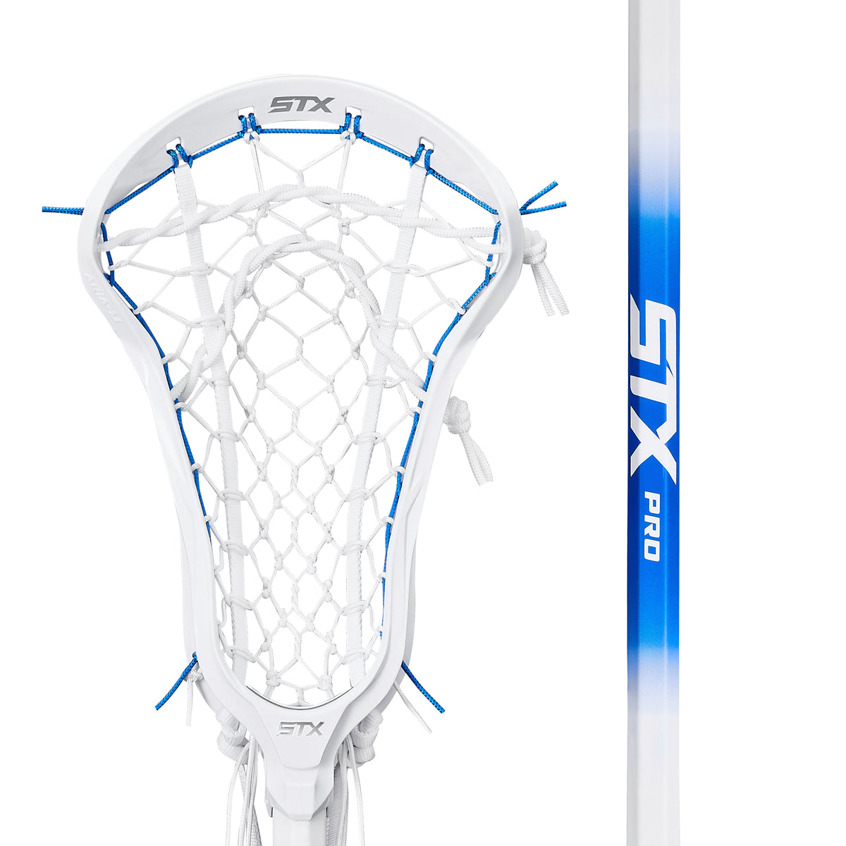 Limited Edition White/Royal STX Aria Pro-M Complete Women's Lacrosse Stick