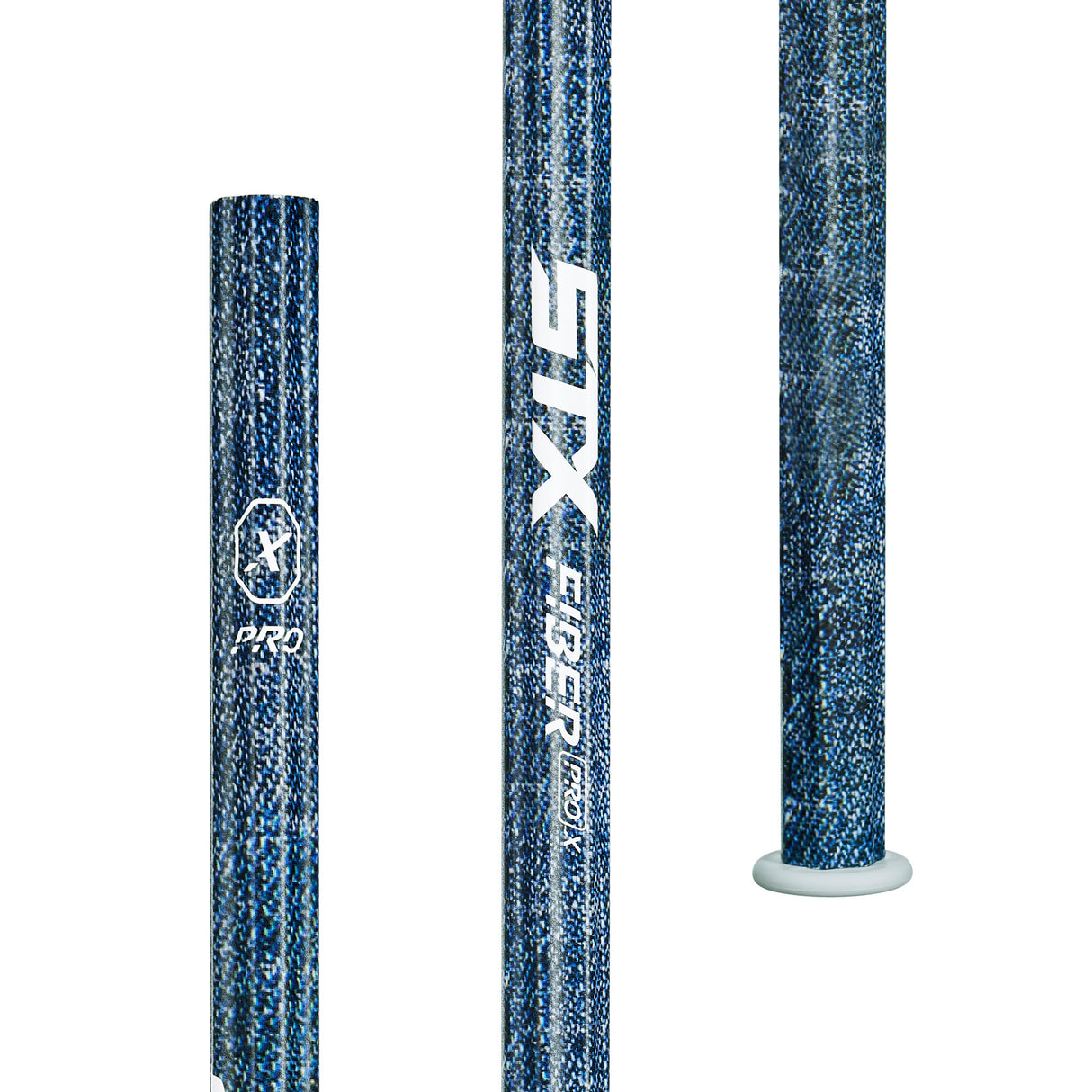 STX Fiber Pro Attack Lacrosse Shaft X Grip Limited Edition Denim
