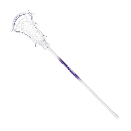 Limited Edition White/Purple STX Aria Pro-M Complete Women's Lacrosse Stick