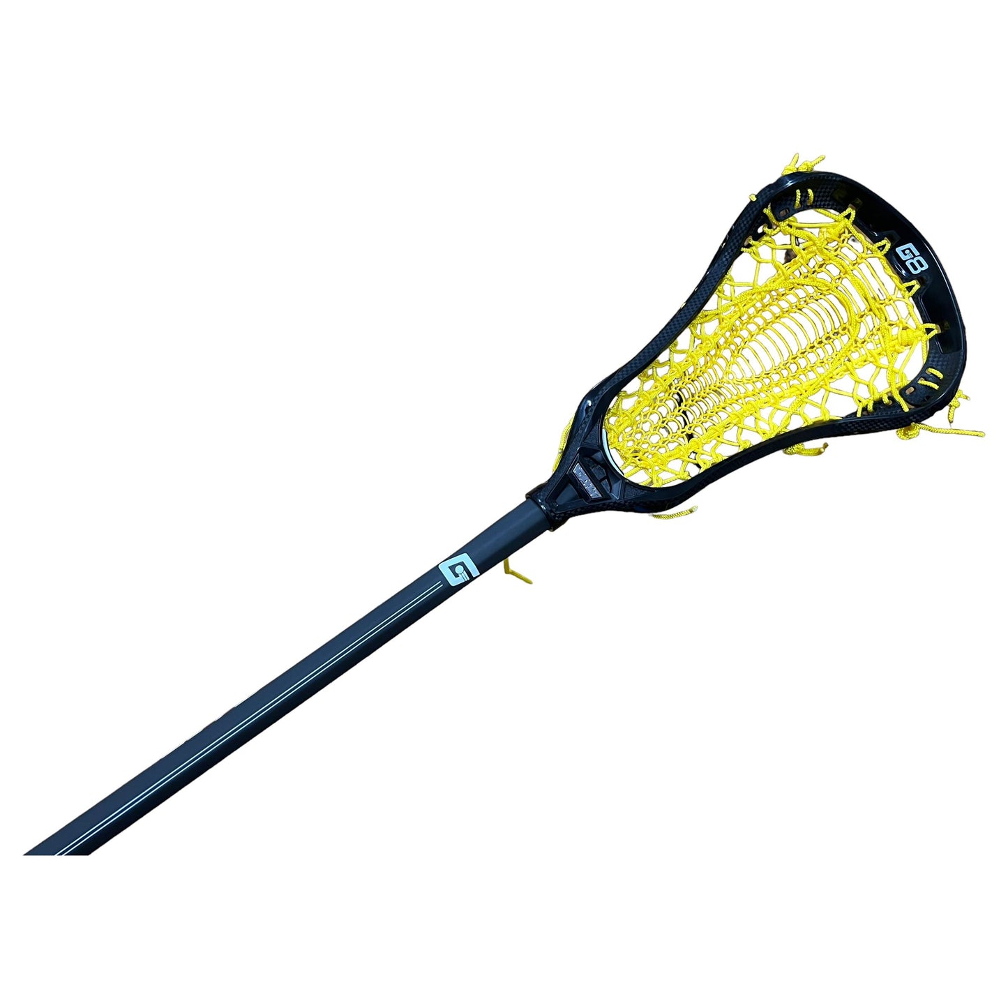 Gait Whip 2 Complete Women's Lacrosse Stick with Armour Mesh Valkyrie Pocket Black/Yellow