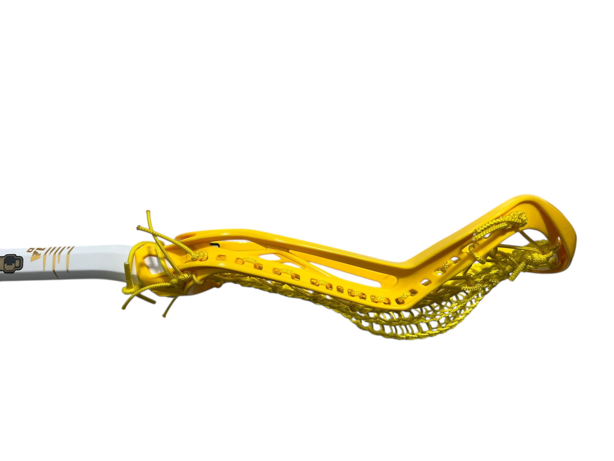 STX Aria Pro Elite Complete Women's Lacrosse Stick with Valkyrie Pocket Yellow