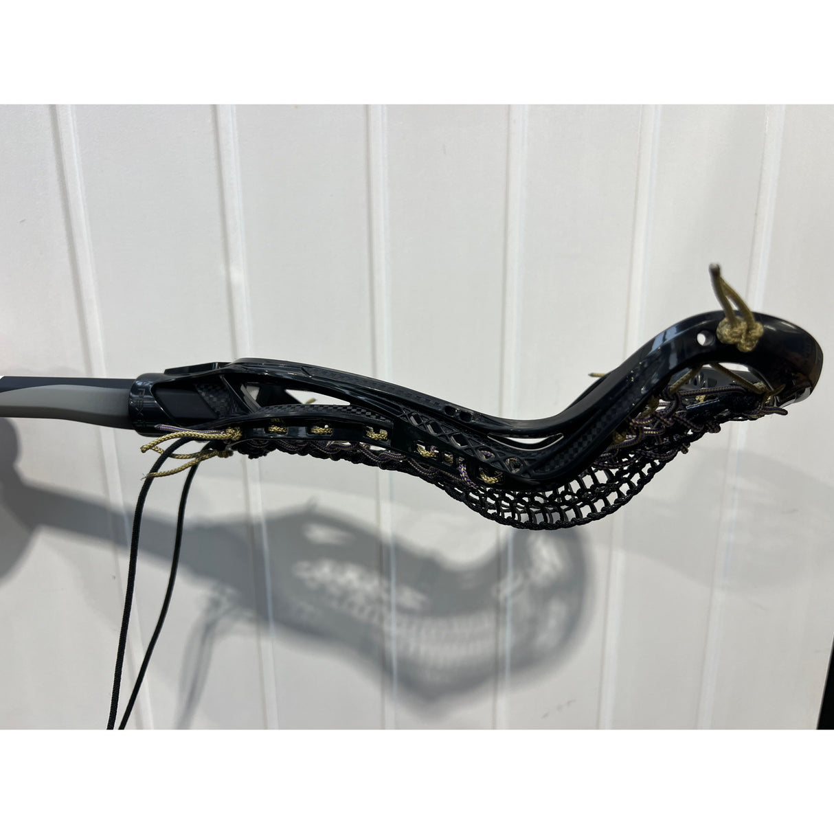 Custom Gait Apex 2 Women's Lacrosse Stick with Valkyrie Pocket Black/Purple/Gold