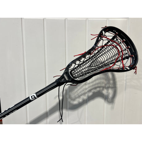 Custom Gait Apex 2 Women's Lacrosse Stick with Valkyrie Pocket Black/Red/Grey