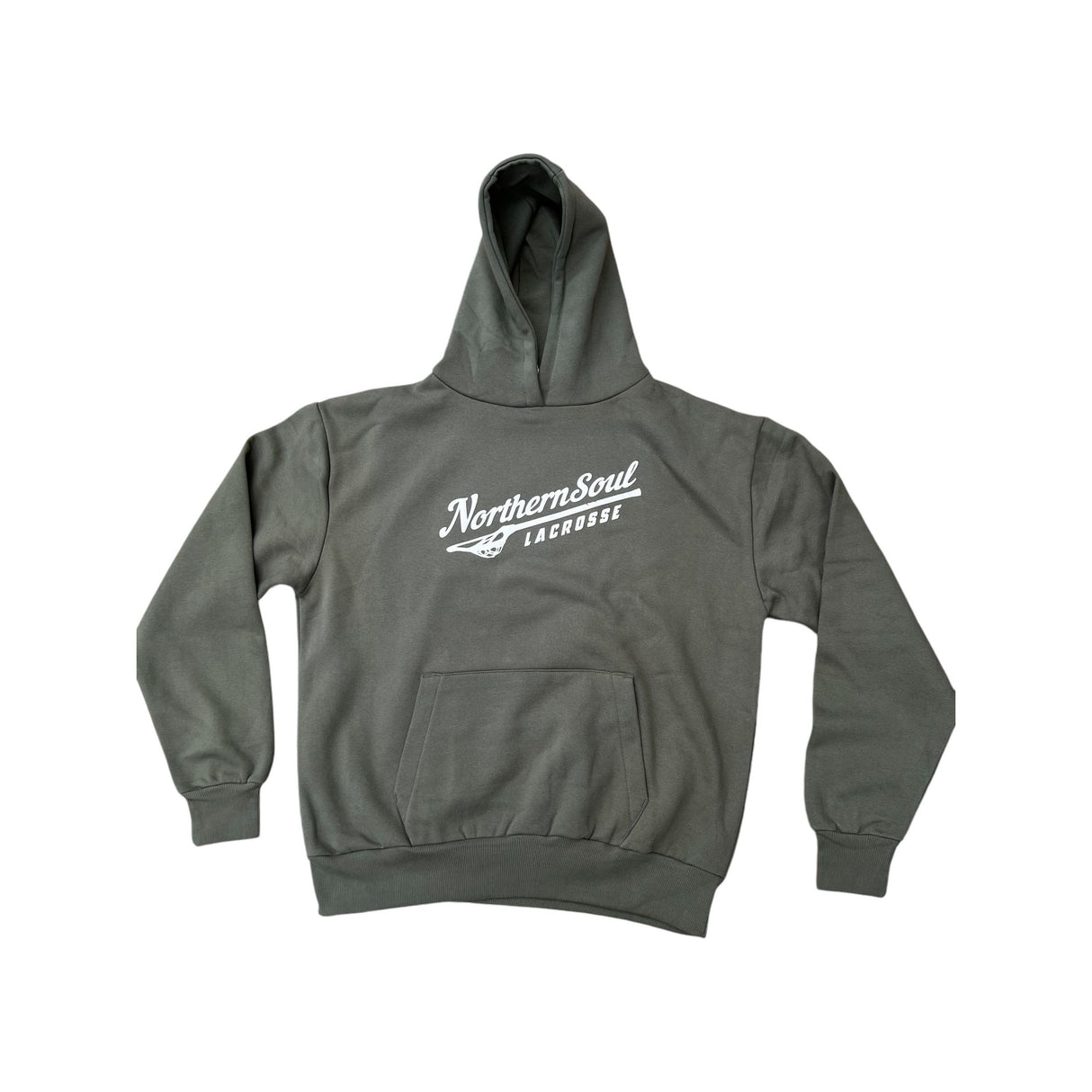 Northern Soul Lacrosse Hoodie Earthy Green