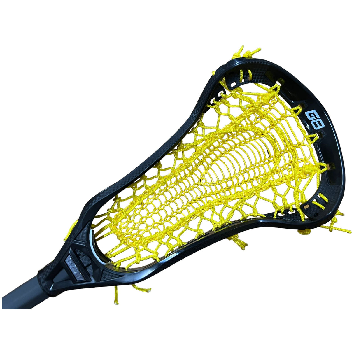 Gait Whip 2 Complete Women's Lacrosse Stick with Armour Mesh Valkyrie Pocket Black/Yellow