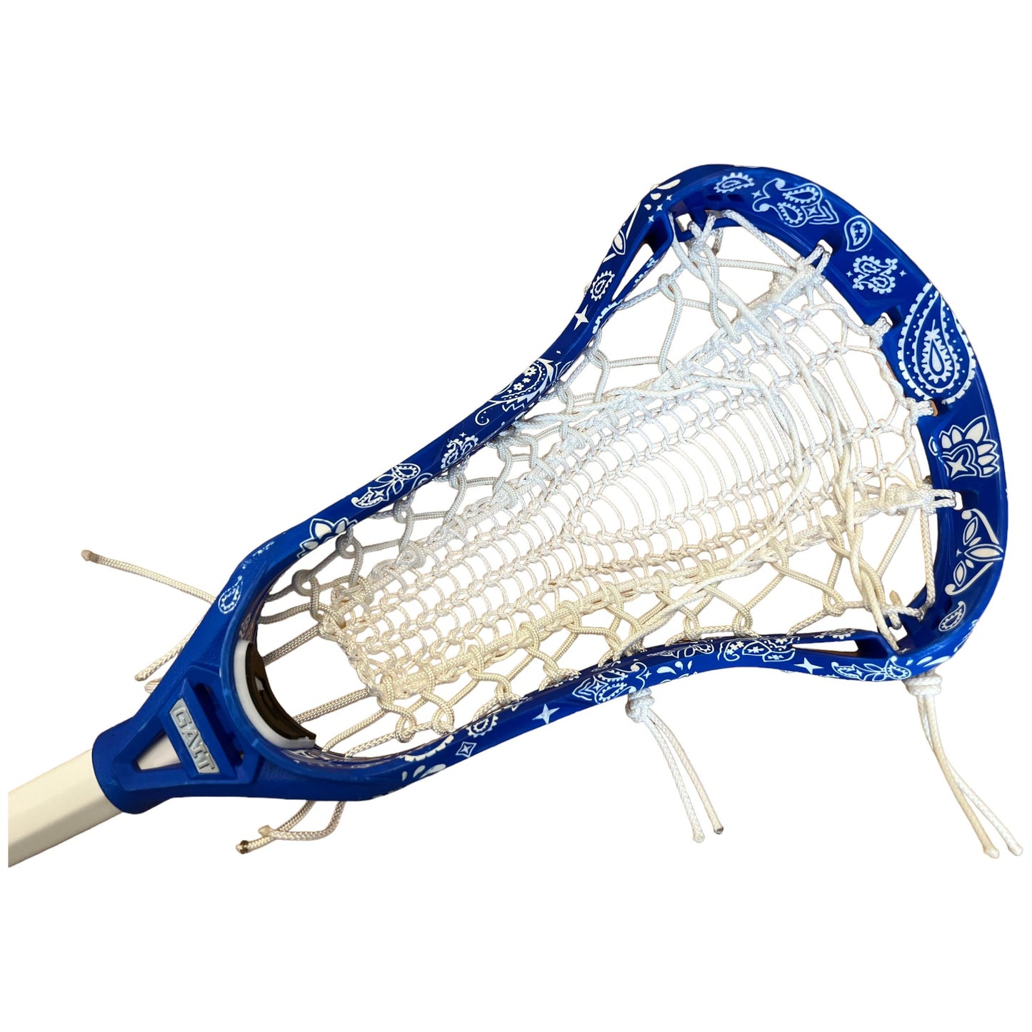 Custom Paisley Dyed Gait Whip Complete Women's Lacrosse Stick with Valkyrie Pocket