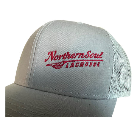 Northern Soul Lacrosse Trucker Hat Grey