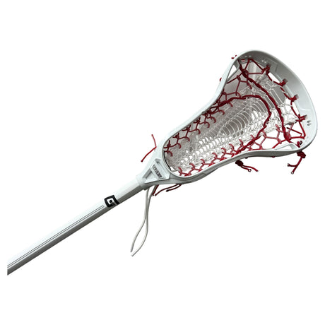 Gait Apex Complete Women's Lacrosse Stick with Armor Mesh Valkyrie Pocket White/Red