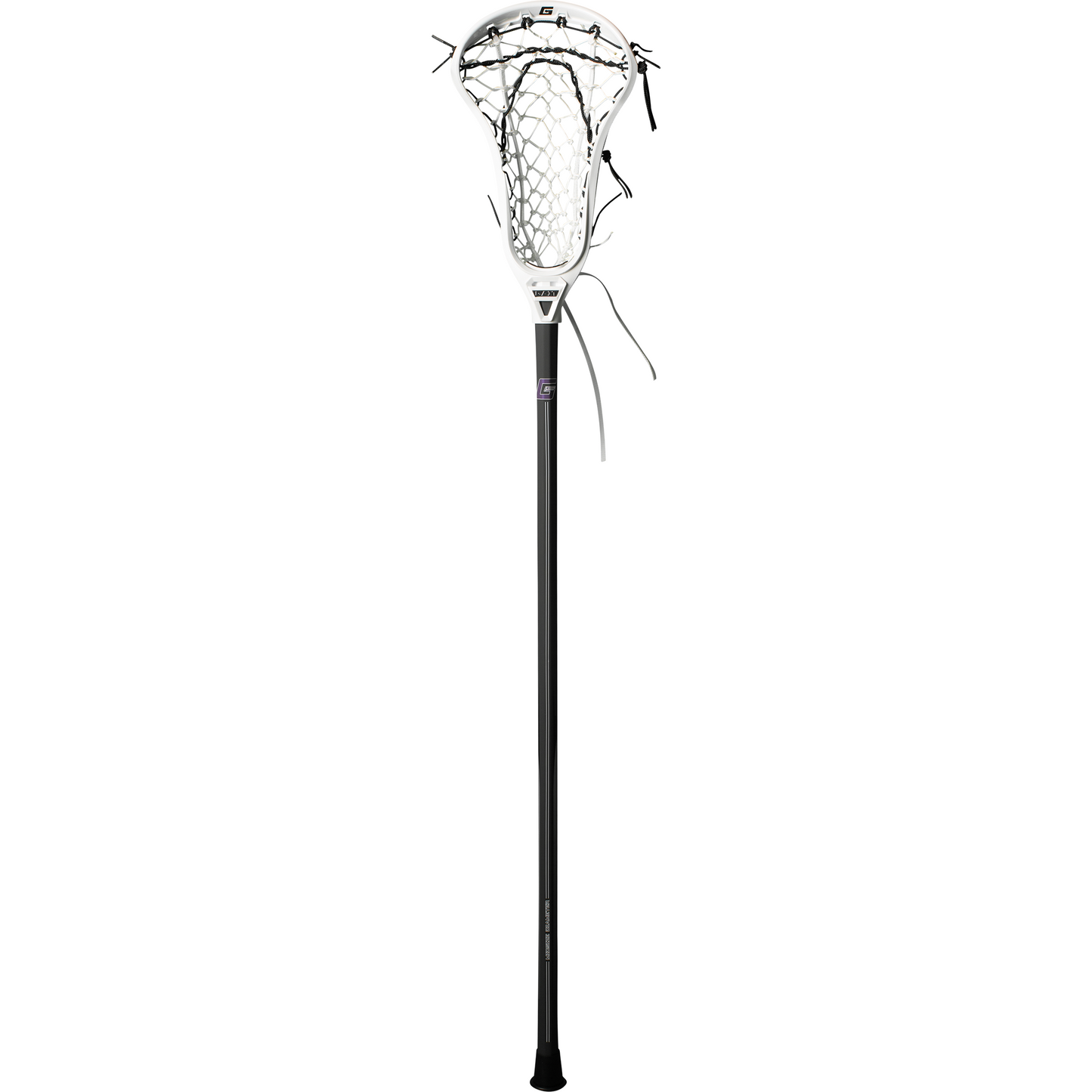 Gait Air 2 Women's Lacrosse Head with Flex Mesh White/White Black Handle