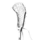 Gait Air 2 Women's Lacrosse Head with Flex Mesh White/White angled view