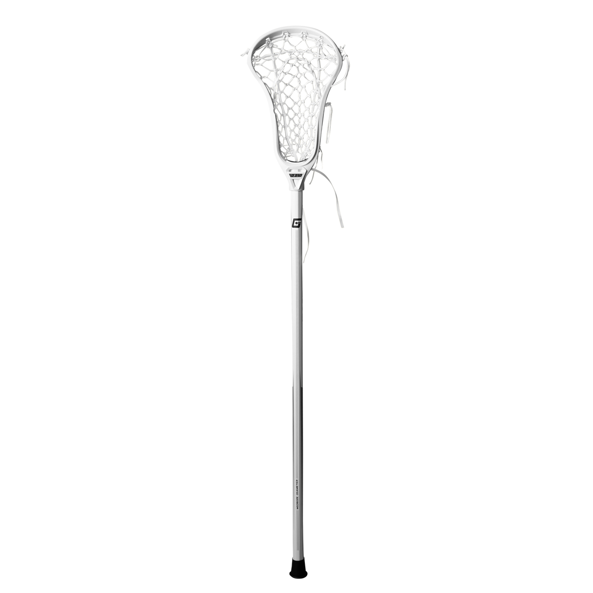 Gait Air 2 Women's Lacrosse Head with Flex Mesh White/White on White handle