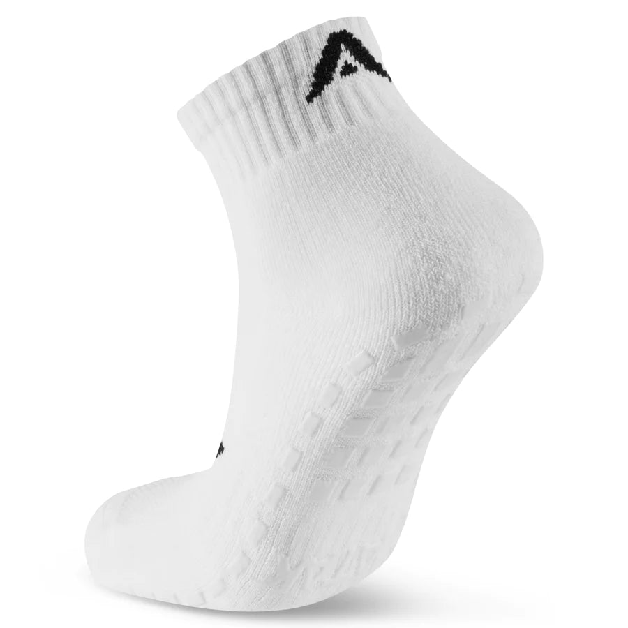 ATAK Gripzlite Pro Quarter Socks White