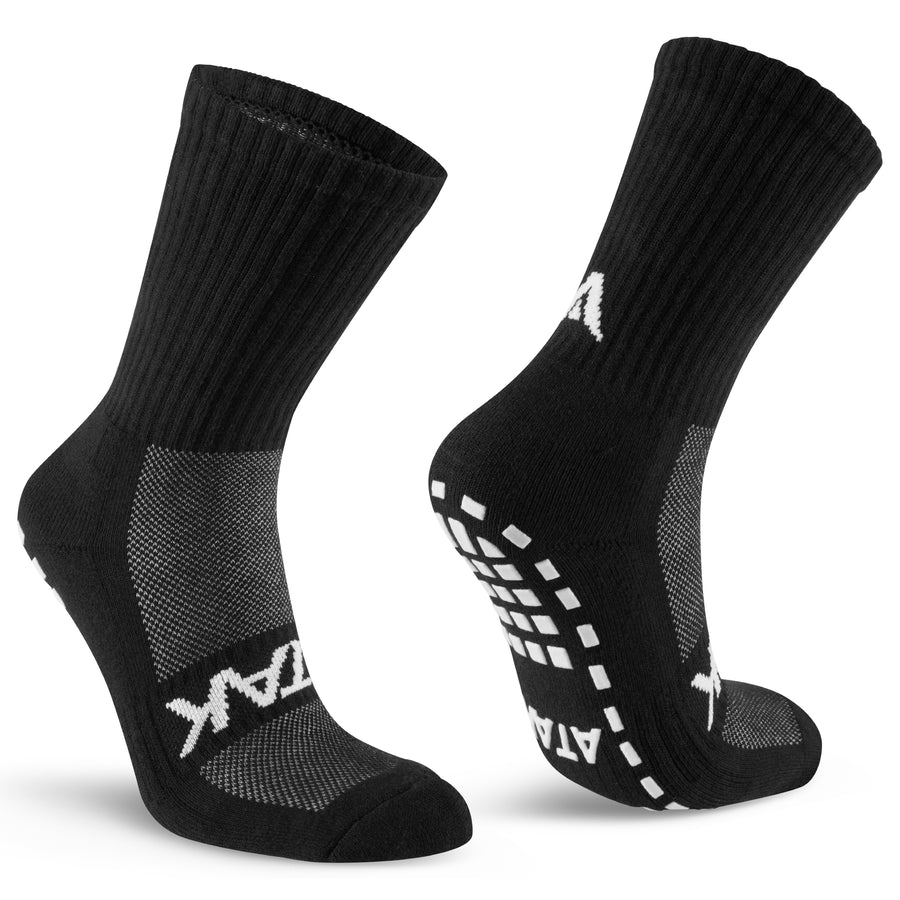 ATAK SHOX Mid-Leg Grip Socks Black