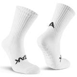 ATAK SHOX Mid-Leg Grip Socks White