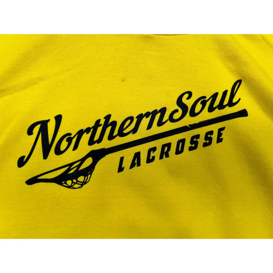 Northern Soul Lacrosse Hoodie Ladies Yellow