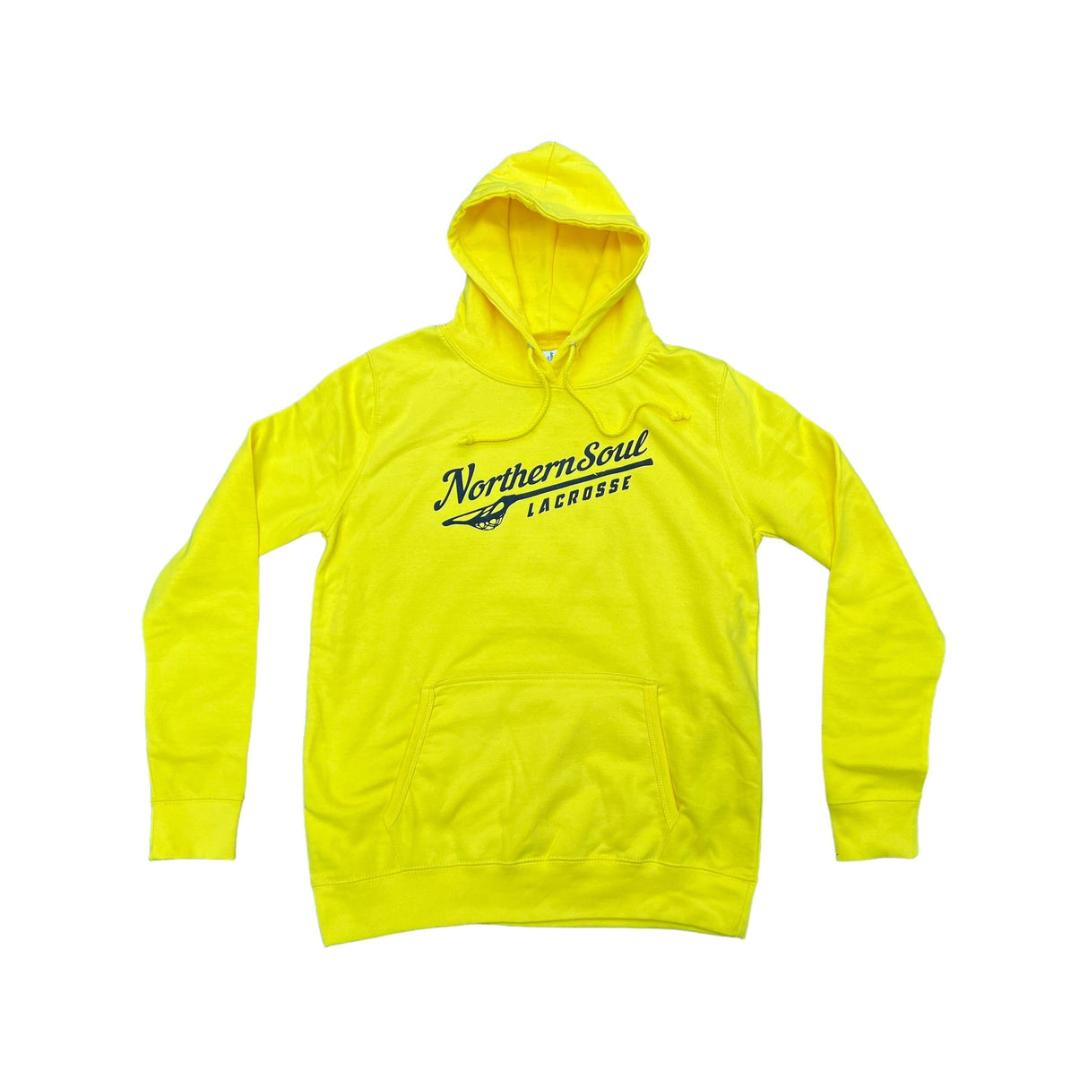 Northern Soul Lacrosse Hoodie Ladies Yellow