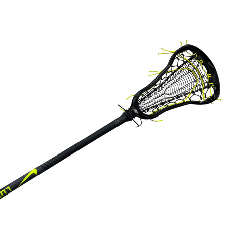 Custom Nike Victory Elite Women's Lacrosse Stick with Valkyrie Pocket Black/Volt