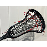 Custom Gait Apex 2 Women's Lacrosse Stick with Valkyrie Pocket Black/Red/Grey