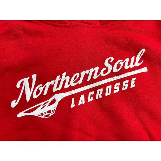 Northern Soul Lacrosse Hoodie Red