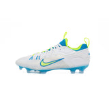 Nike Huarache 9 Elite Low Lacrosse Cleats White/Vivid Blue/Volt