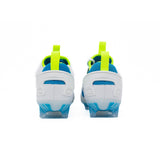 Nike Huarache 9 Elite Low Lacrosse Cleats White/Vivid Blue/Volt