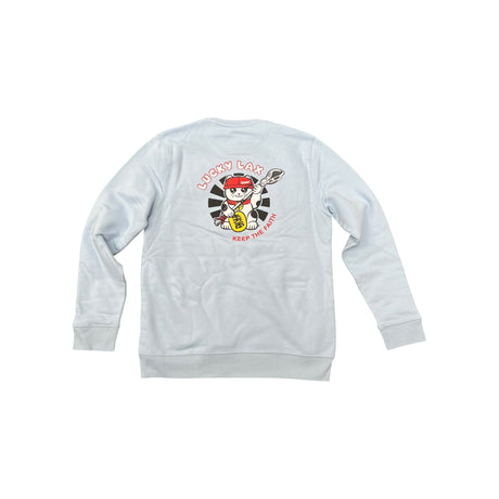 Lucky Lax Cat Sweatshirt Sky Blue
