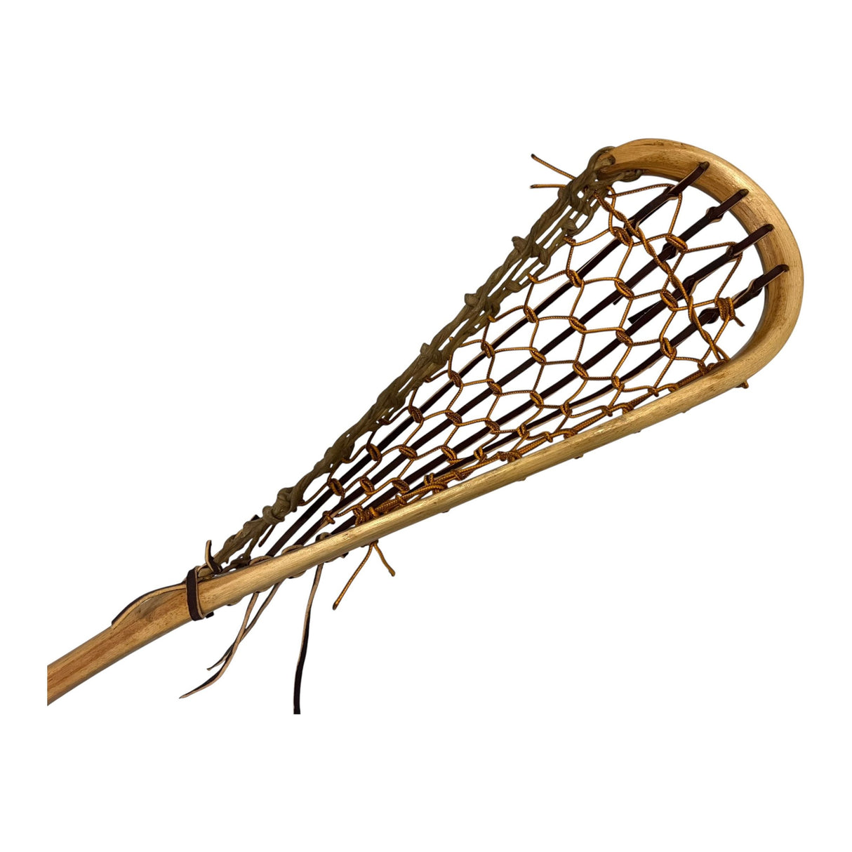 Traditional Wooden Men's Box Lacrosse Stick